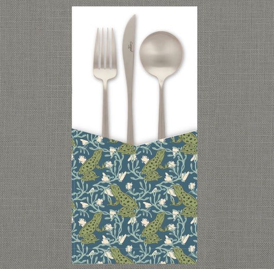 Frog Wallpaper Cutlery Pouch