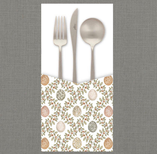 Easter Garden Cutlery Pouch