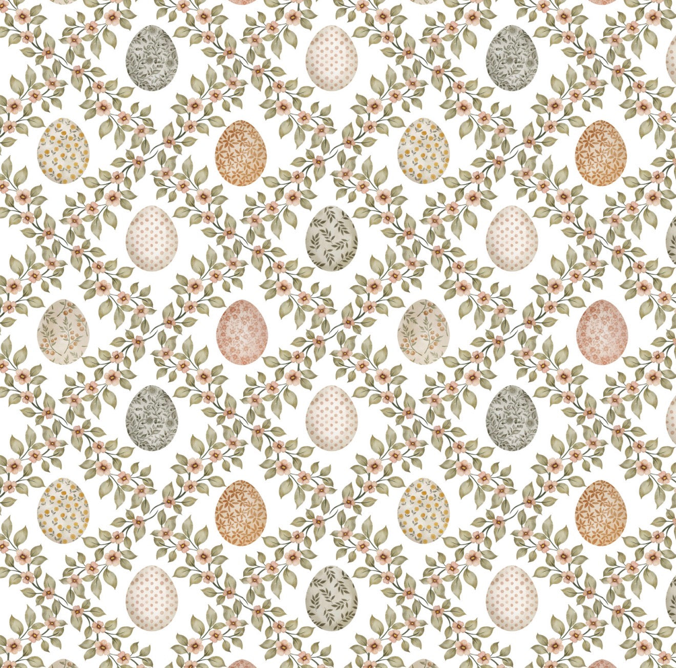 Easter Garden Cocktail Napkin