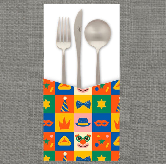Clown Around Cutlery Pouch