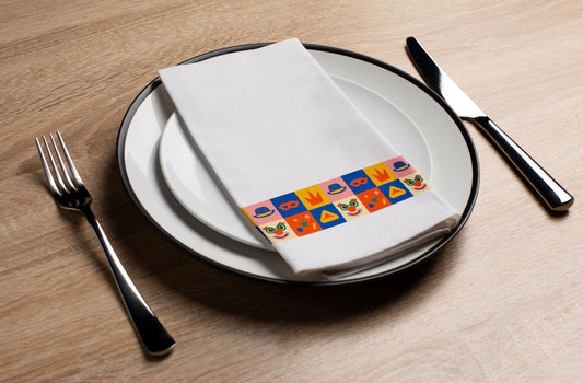 Clown Around - Printed Guest Towel
