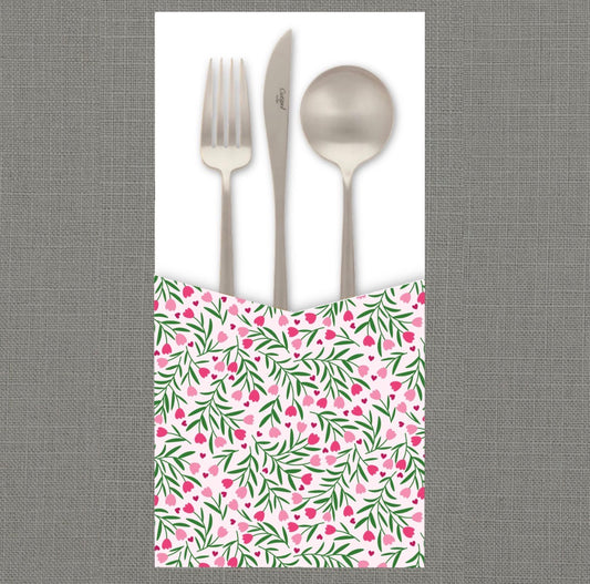 Tulip Hearts Cutlery Pouch