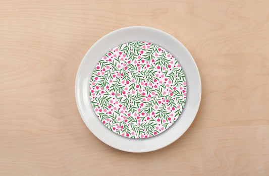 Tulip Hearts Plate Accent