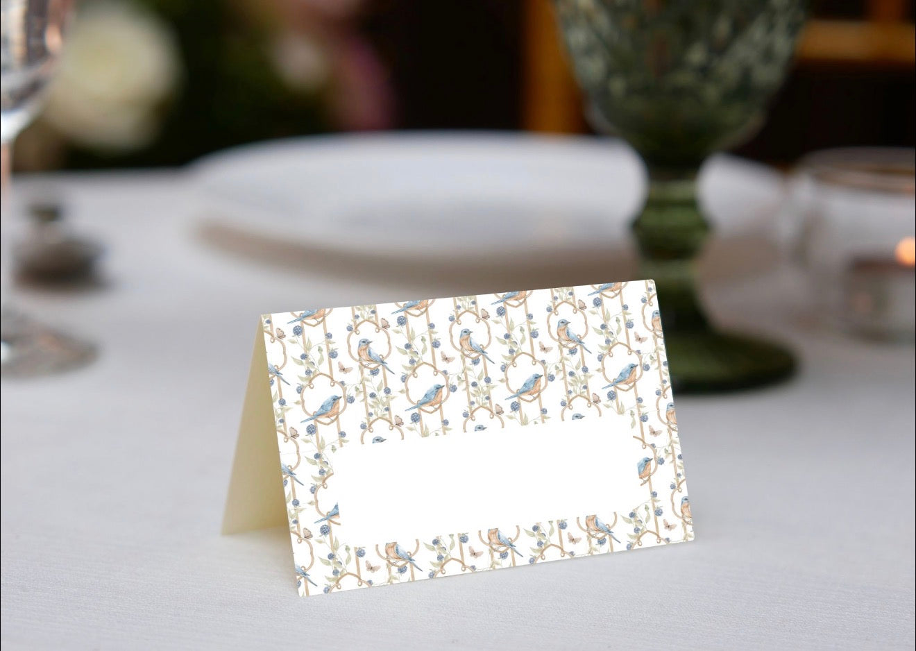 Trellis Thrush Place Cards