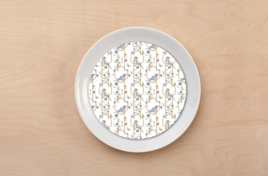 Trellis Thrush Plate Accent