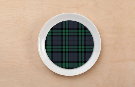 Lauren Plaid Plate Accent