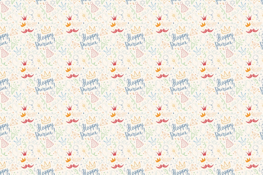 Purim Scribble - Placemat