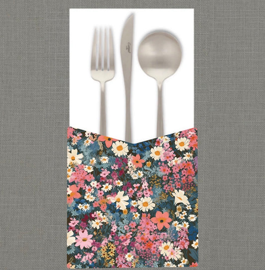 Spring Wildflowers Cutlery Pouch