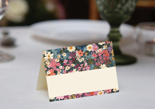 Spring Wildflowers Place Cards