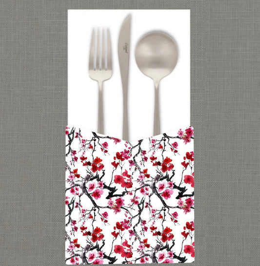 Cherry Tree Cutlery Pouch