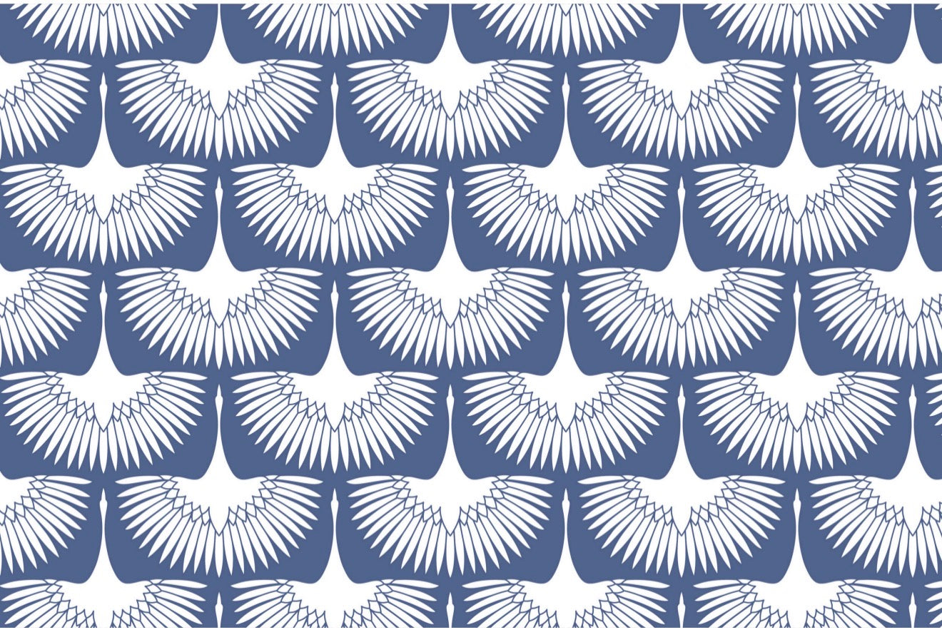 Flying Swans Blue- Placemat