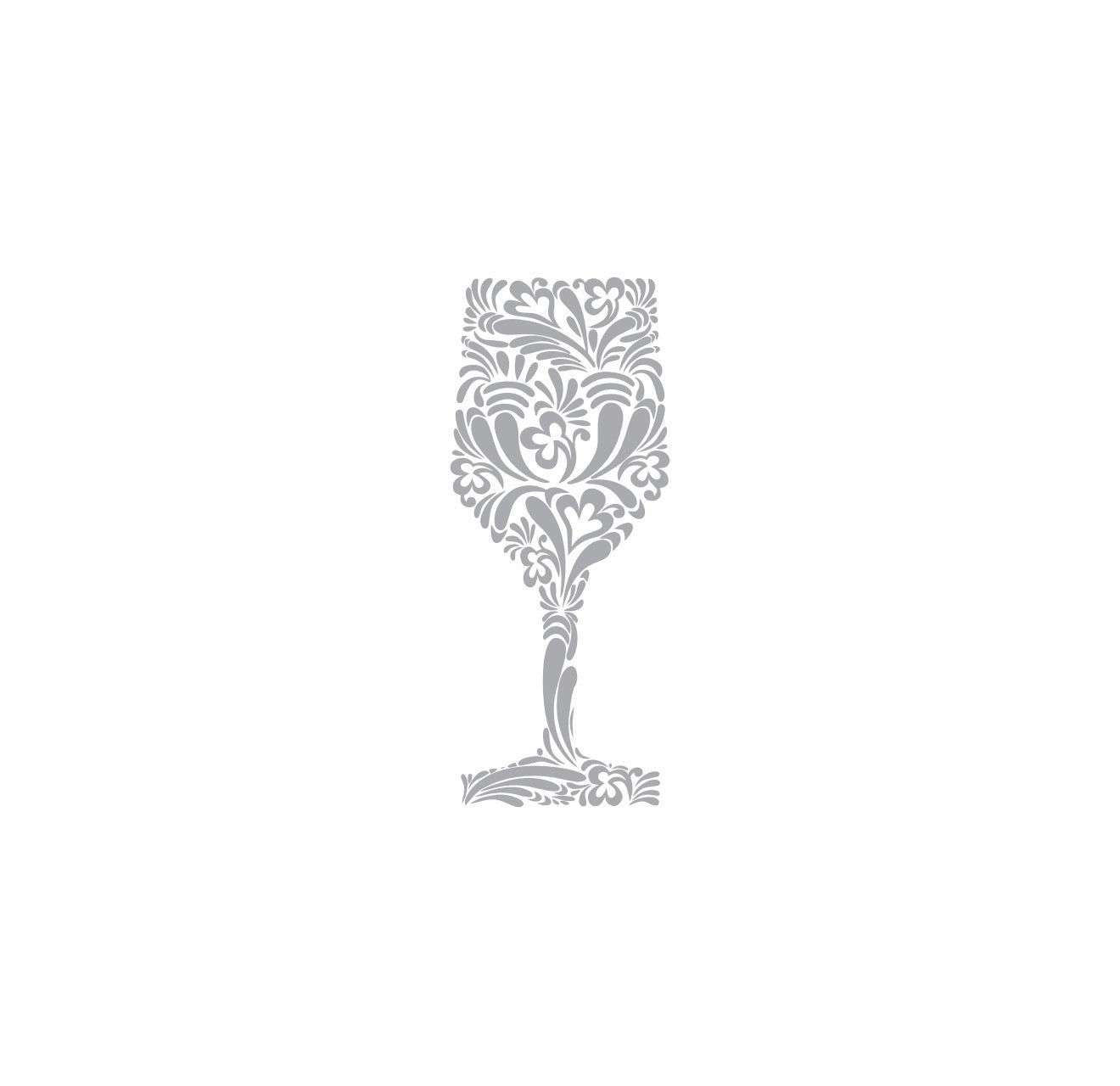 Wine Glass Collage Cocktail Napkin