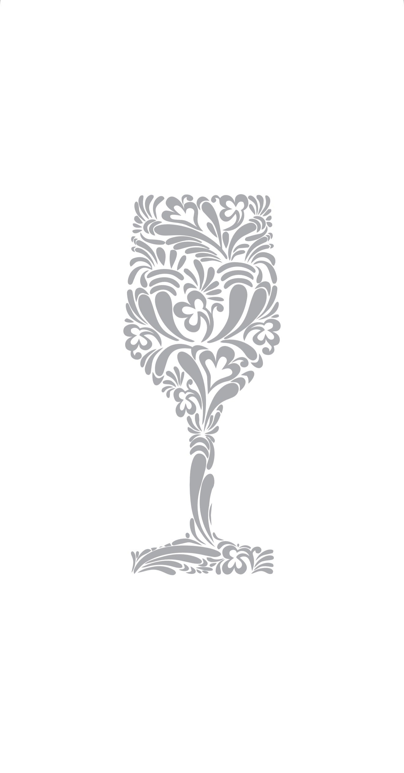 Wine Glass Collage - Printed Guest Towel