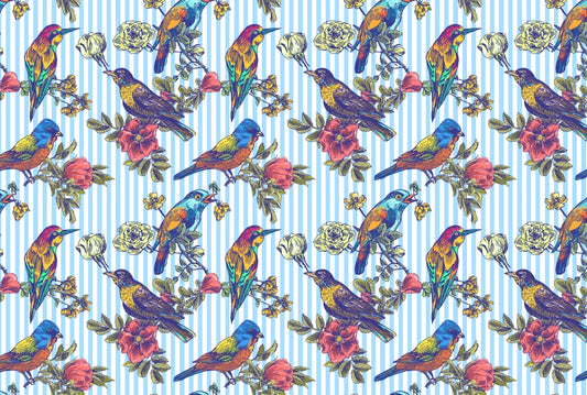 Pinstripe Tropics - Placemat