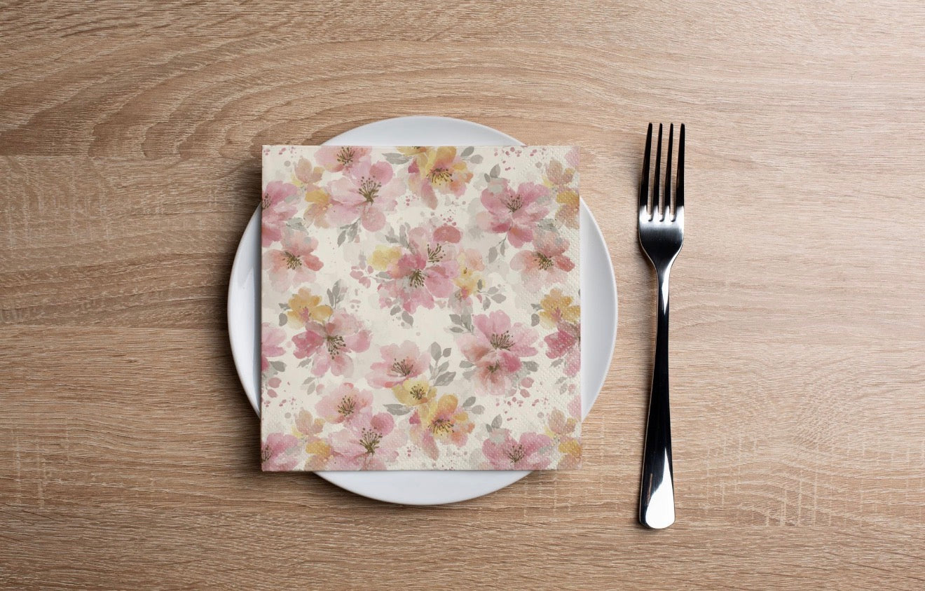 Golden Blush Cocktail Napkin