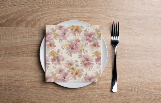 Golden Blush Cocktail Napkin