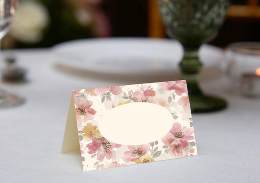 Golden Blush Place Cards