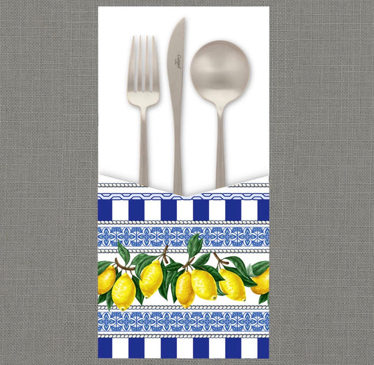 Venetian Lemons Cutlery Pouch