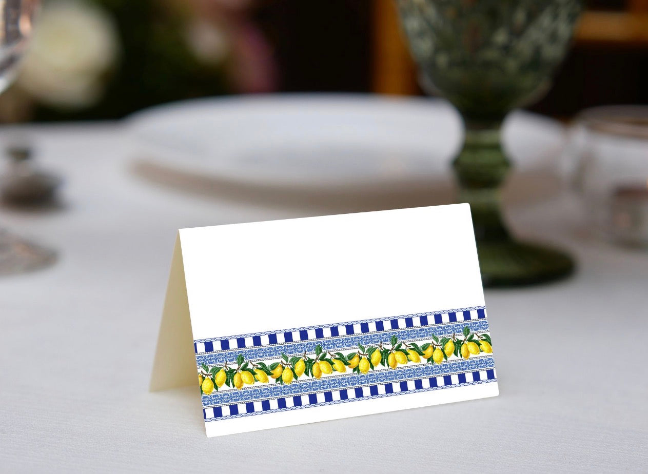 Venetian Lemons Place Cards