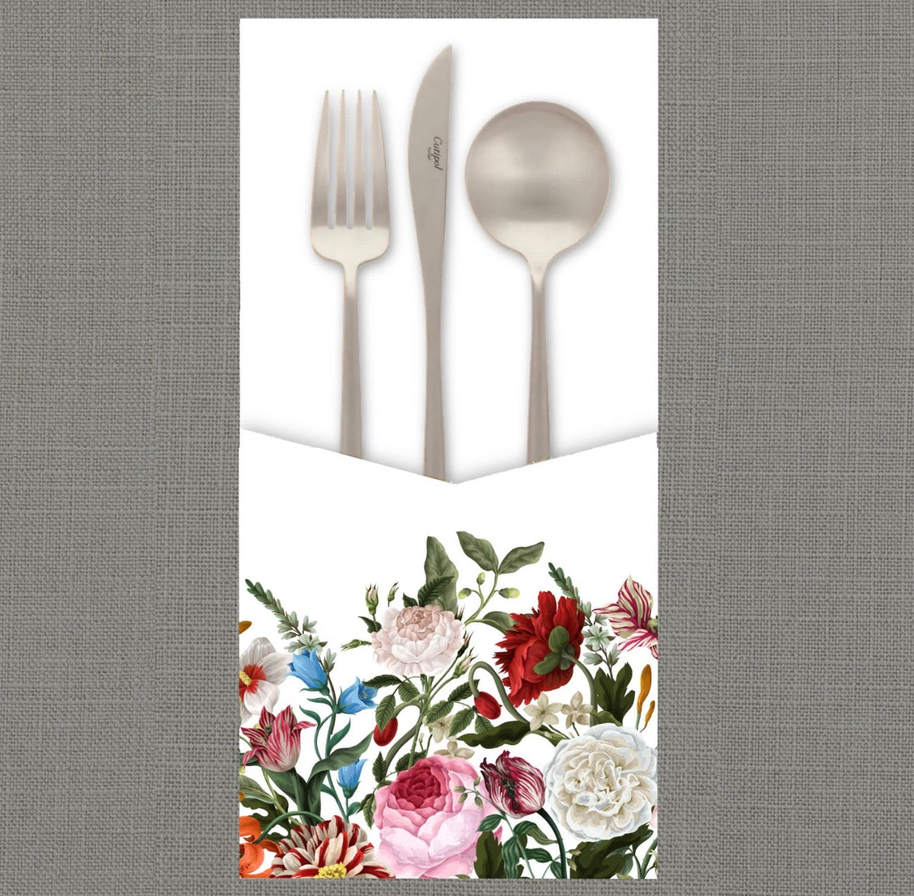 Rose Enchantment Cutlery Pouch