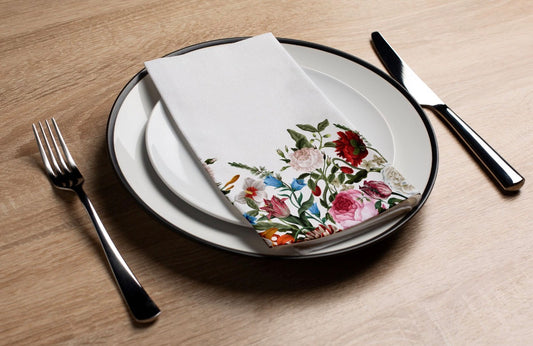 Rose Enchantment - Printed Guest Towel