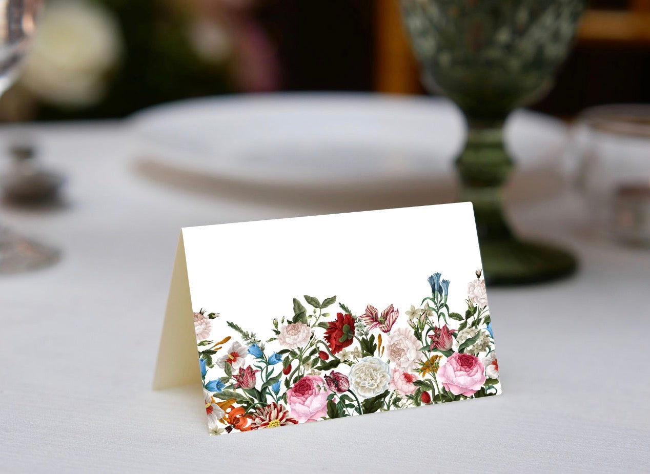 Rose Enchantment Place Cards