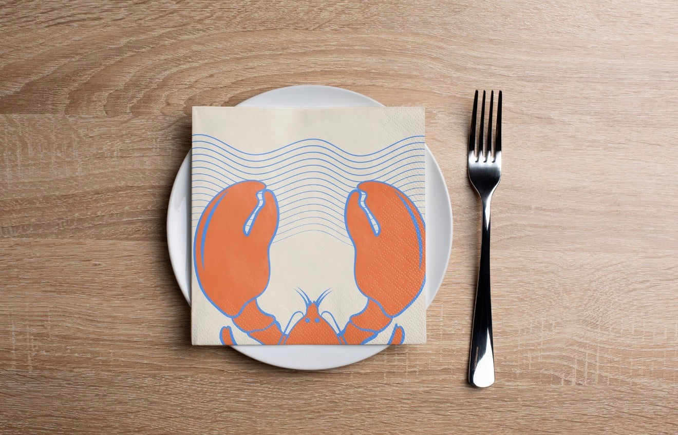 La Mer Cocktail Napkin