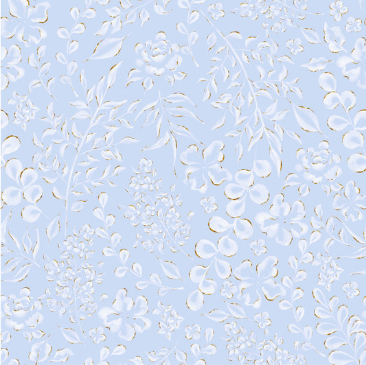 Icy Floral - Charger - (SQUARE)