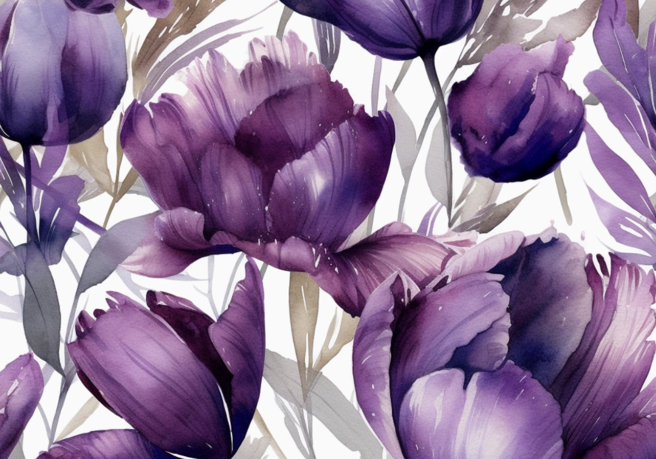 Violet Tulips - Placemat