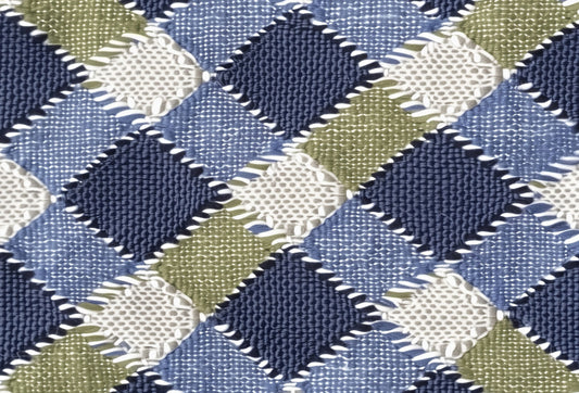 Green and Blue Plaid - Placemat