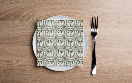 Desert Palm Cocktail Napkin
