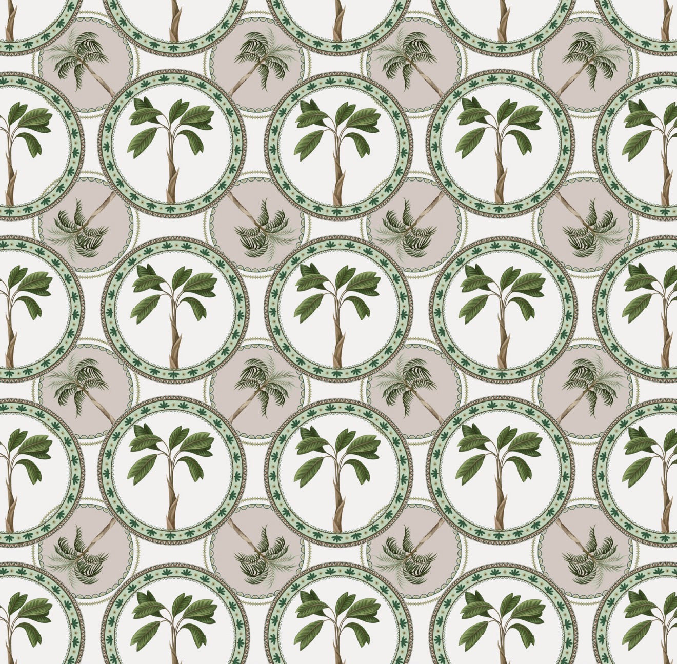 Desert Palm Cocktail Napkin