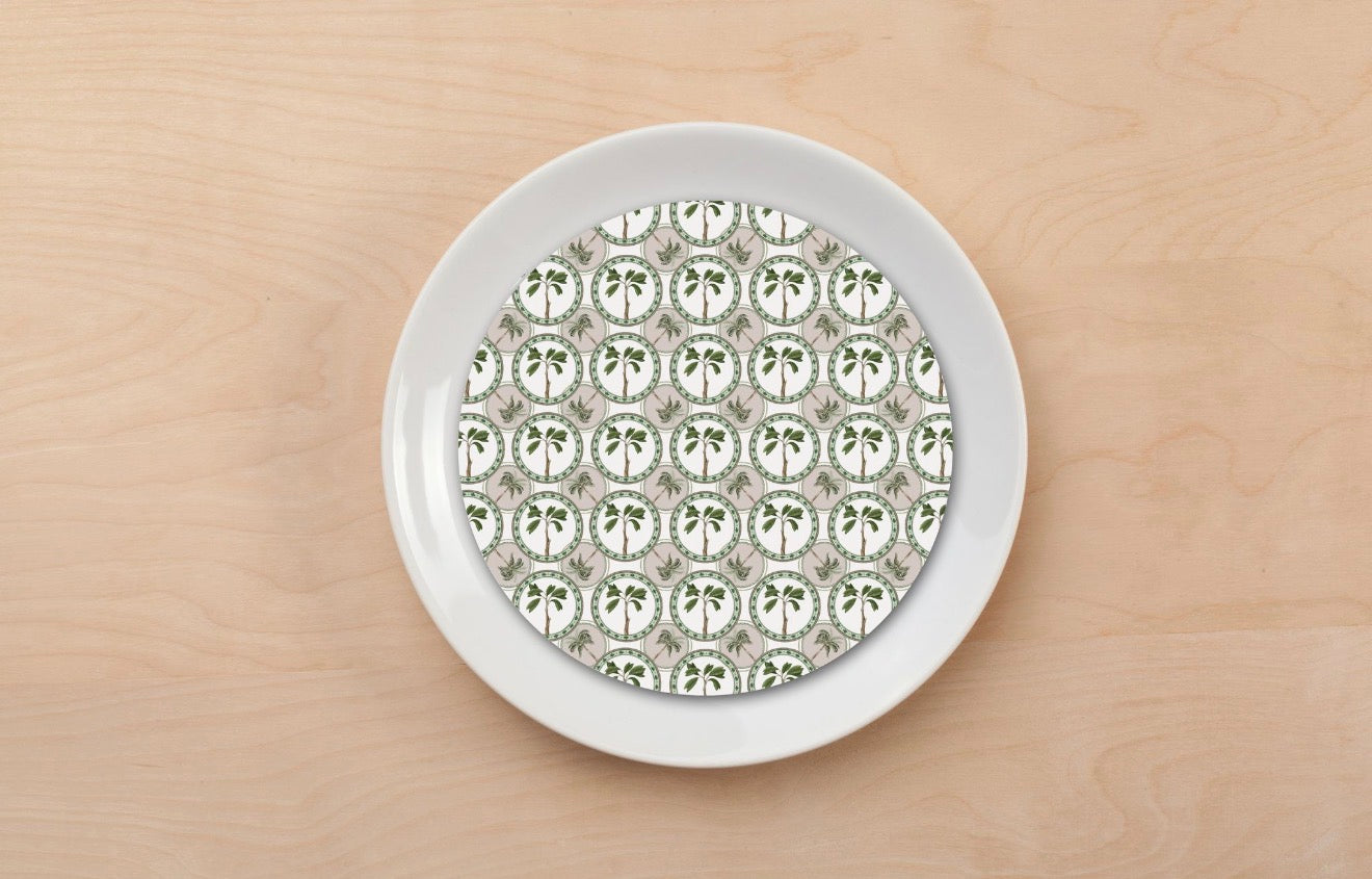 Desert Palm Plate Accent