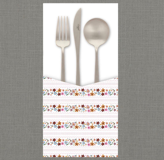Cottage Stripe Cutlery Pouch