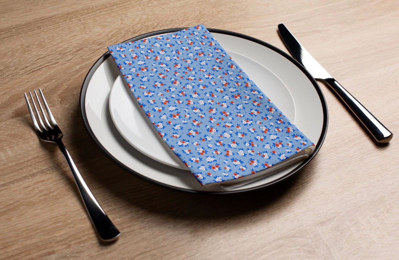 Ditsy Florals USA - Printed Guest Towel