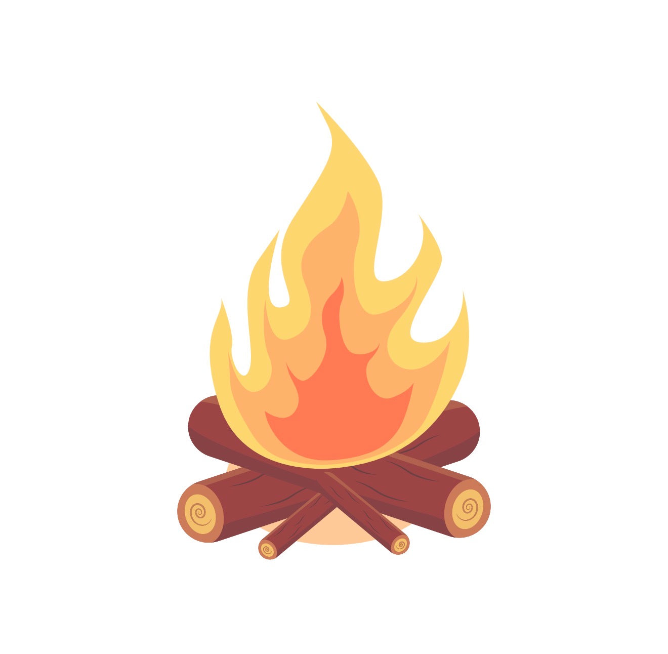 Lag BaOmer Bonfire Cocktail Napkin