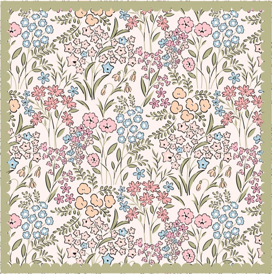 Ditsy Flower Pattern - Charger - (SQUARE)