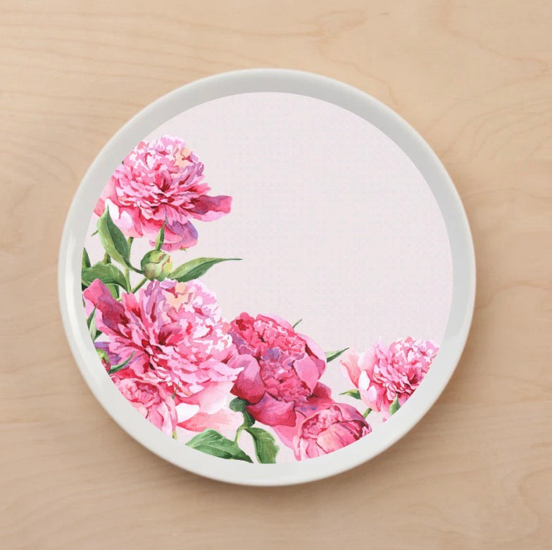 Peony Perfect Plate Accent