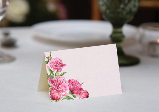 Peony Perfect Place Cards