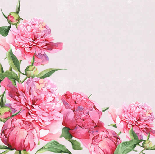 Peony Perfect - Charger - (SQUARE)