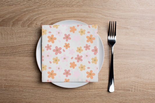 Orange Blossom Cocktail Napkin