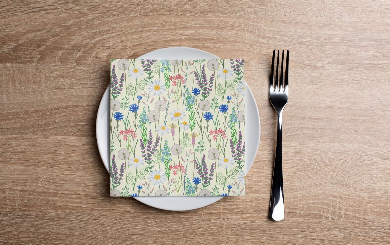 Magnificent Meadow Cocktail Napkin