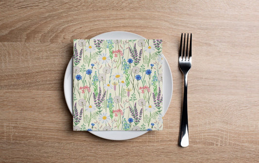 Magnificent Meadow Cocktail Napkin