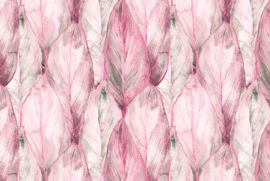 Pink Tropical Leaf - Placemat