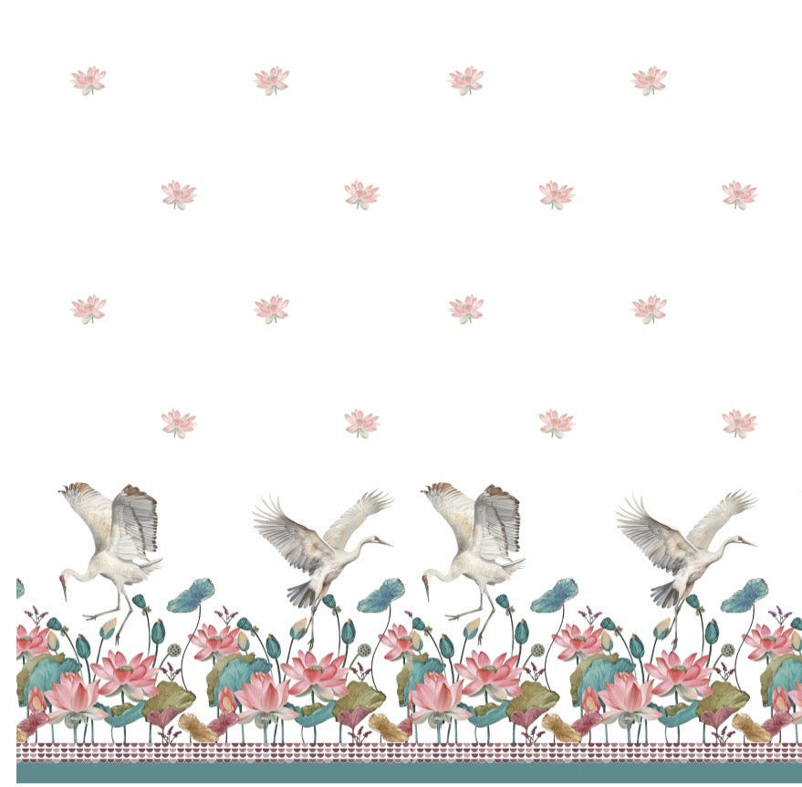 Lotus Bird - Charger - (SQUARE)