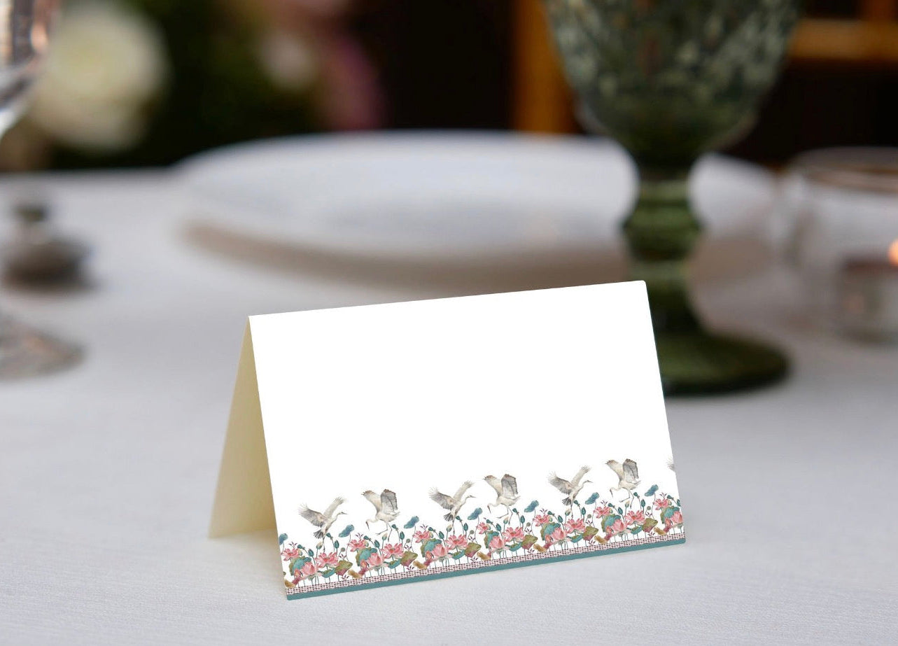 Lotus Bird Place Cards