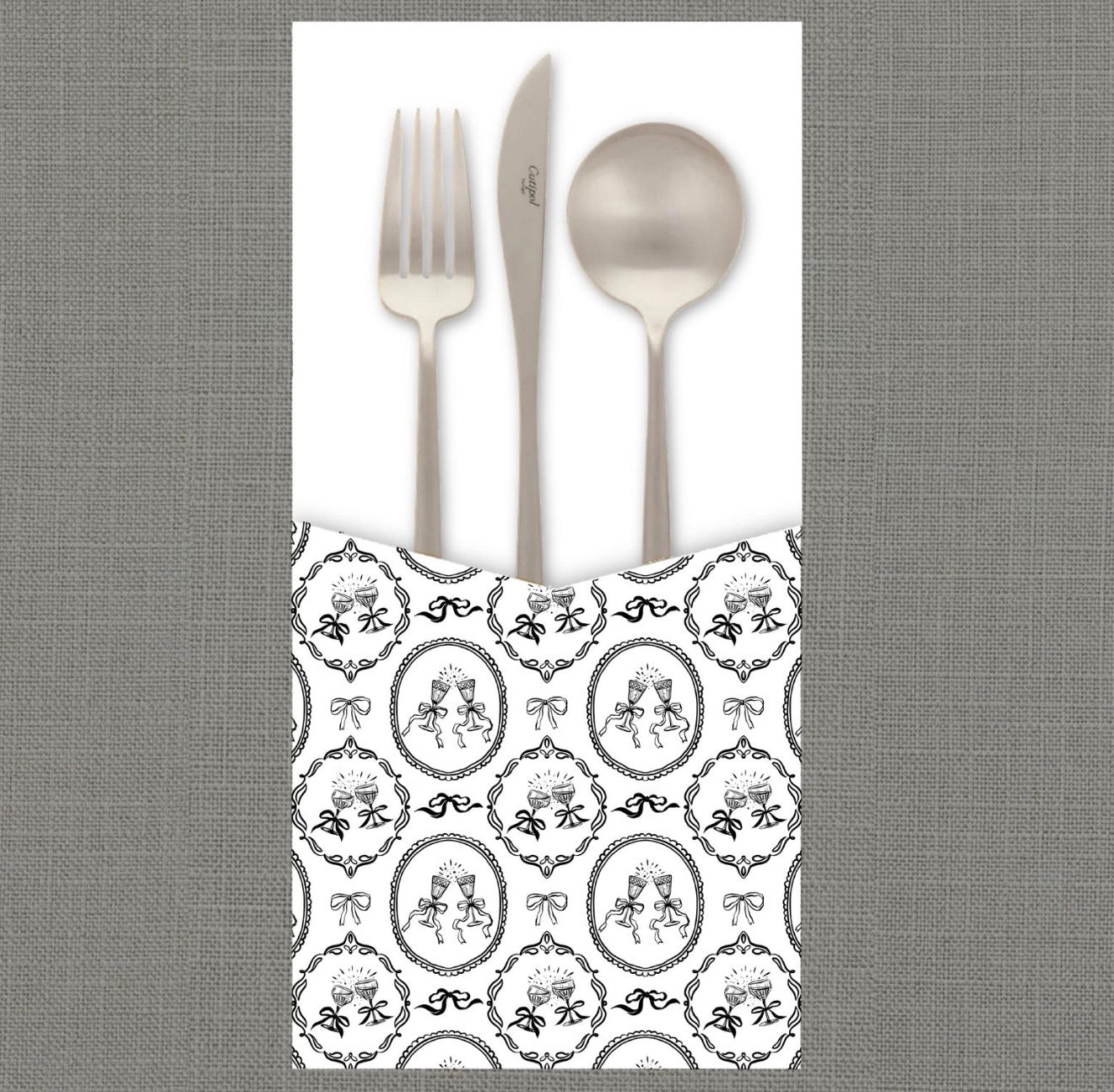 Klink Black Cutlery Pouch
