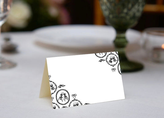 Klink Black Place Cards