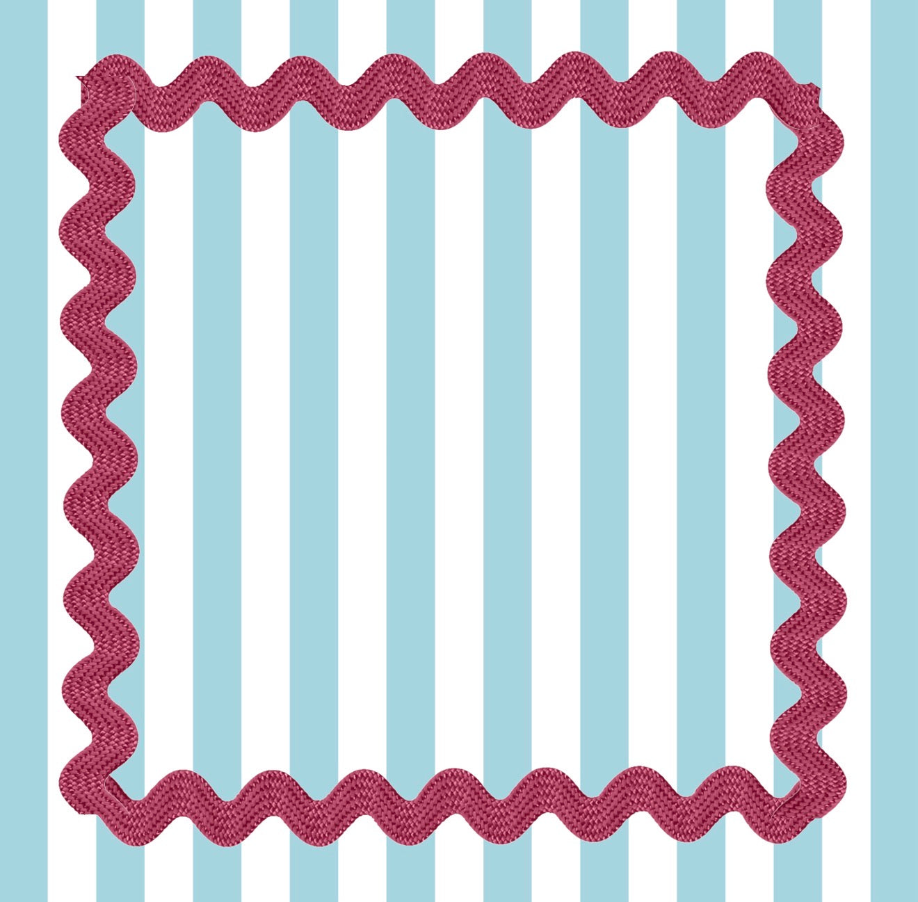 Ric Rac Blue Cocktail Napkin