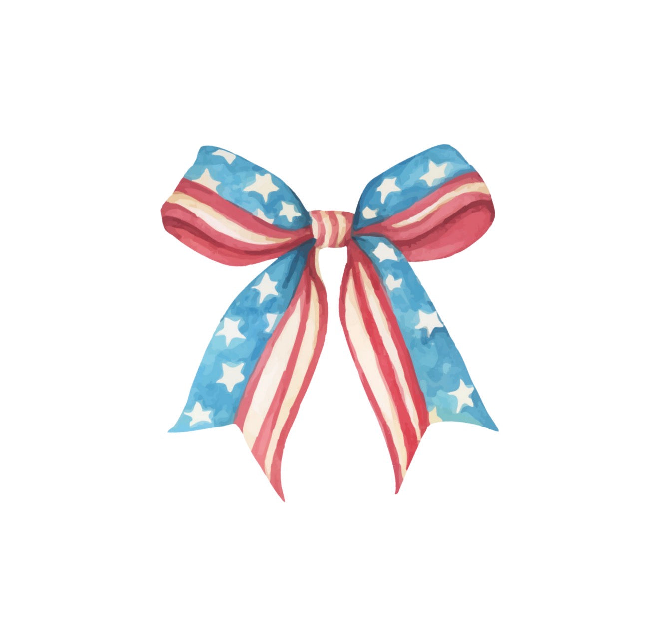 Americana Bow Cocktail Napkin